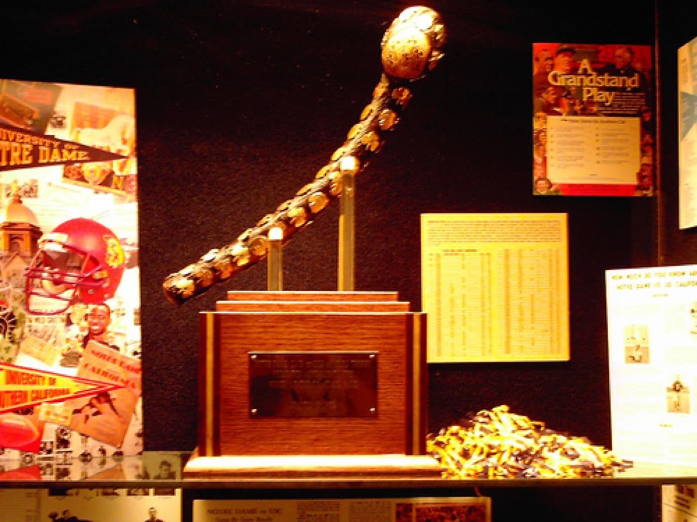 The Jeweled Shillelagh trophy