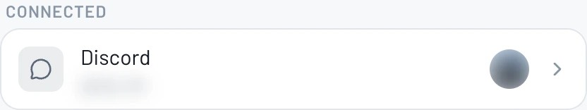 In BettorEdge, open Account, then Discord
