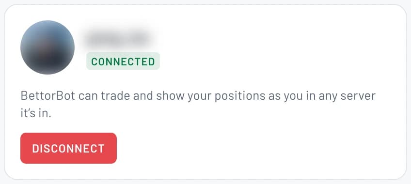 You're linked. Place a bet from Discord