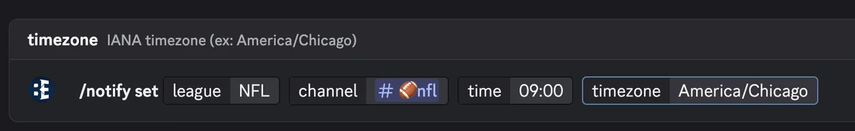 Schedule a daily best bet with /notify