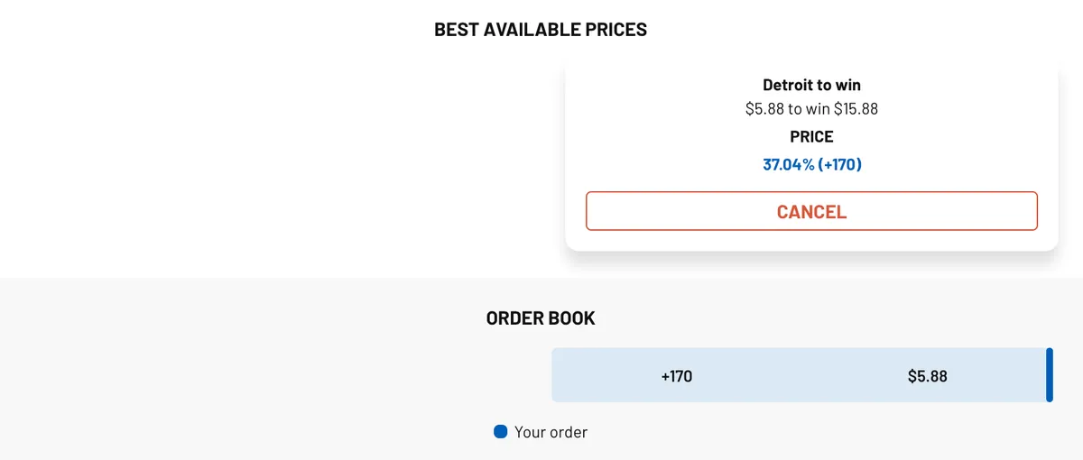 Free Market Betting
