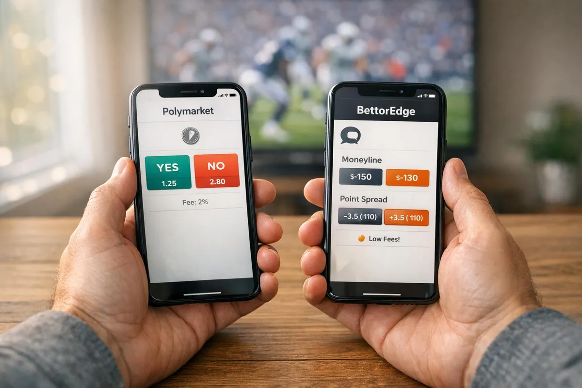 Polymarket Vs Bettoredge Markets Fees Comparison