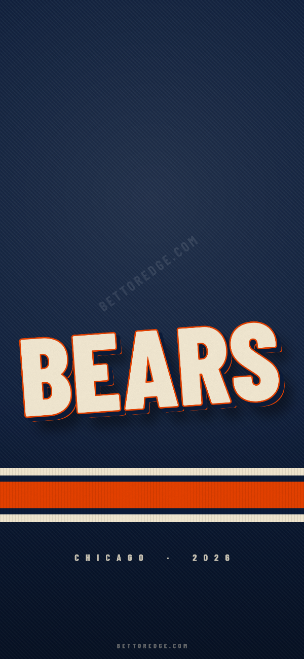 Chicago Bears phone wallpaper, sweater design