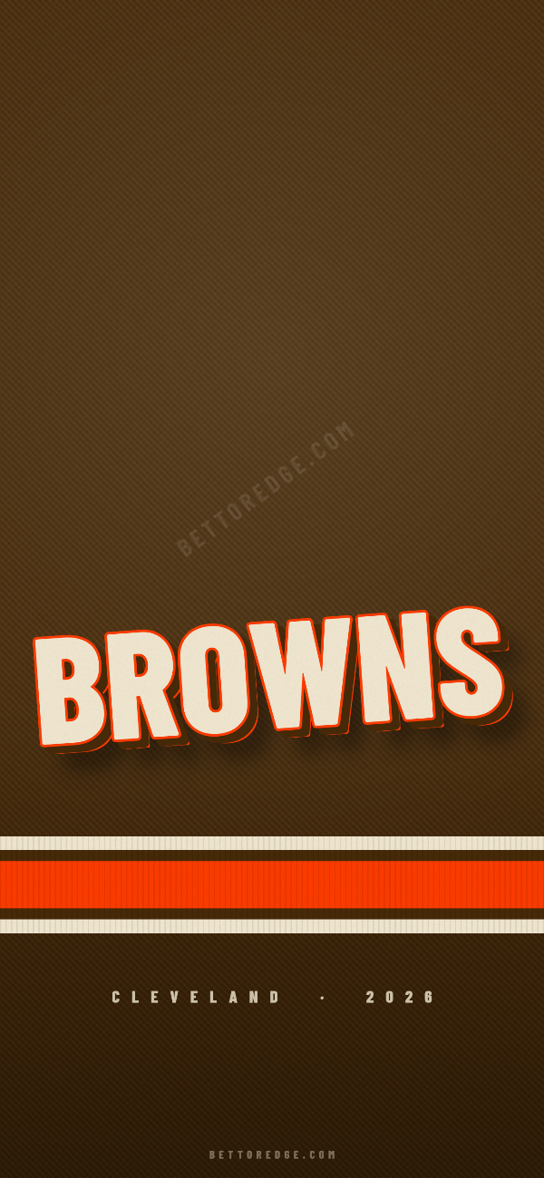 Cleveland Browns phone wallpaper, sweater design