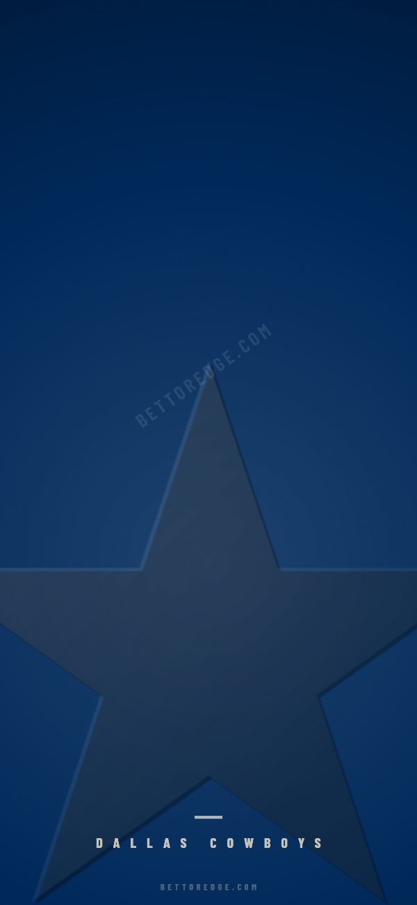 Dallas Cowboys phone wallpaper, tonal design