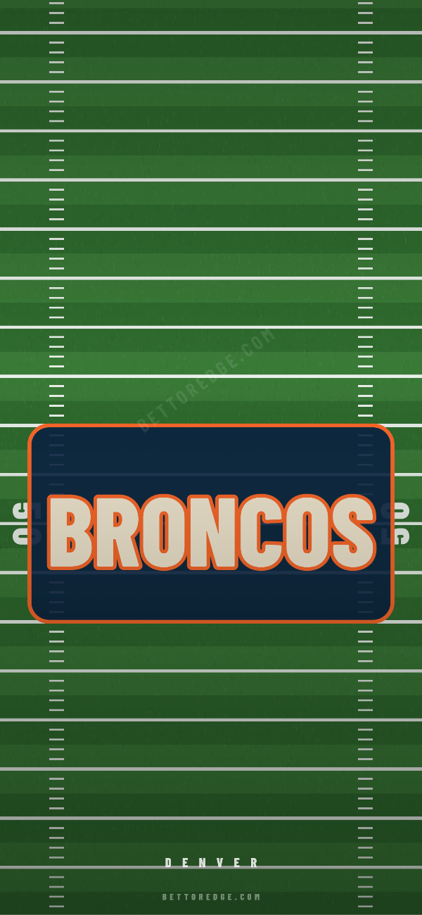 Denver Broncos phone wallpaper, home ice design