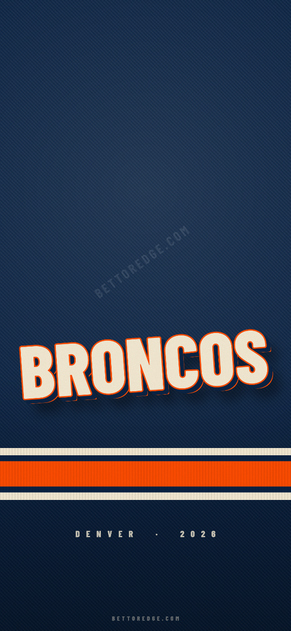 Denver Broncos phone wallpaper, sweater design