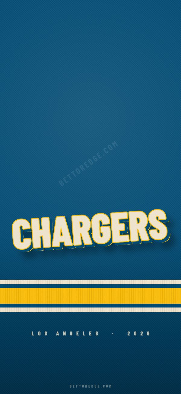 Los Angeles Chargers phone wallpaper, sweater design