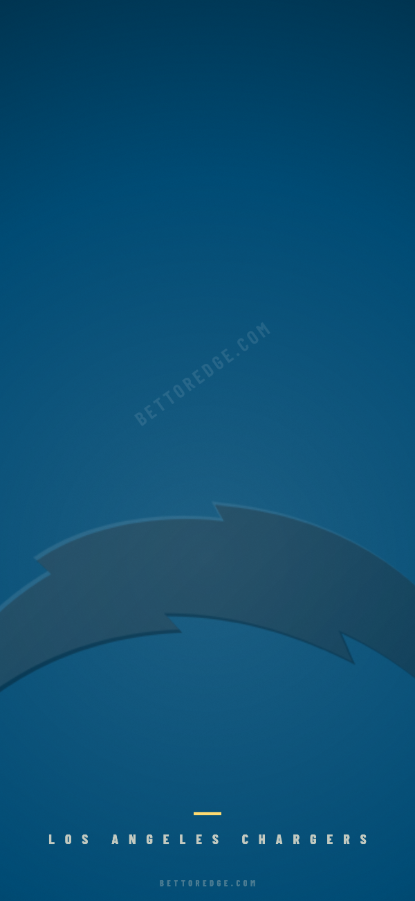 Los Angeles Chargers phone wallpaper, tonal design