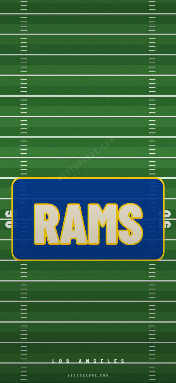 Los Angeles Rams phone wallpaper, home ice design