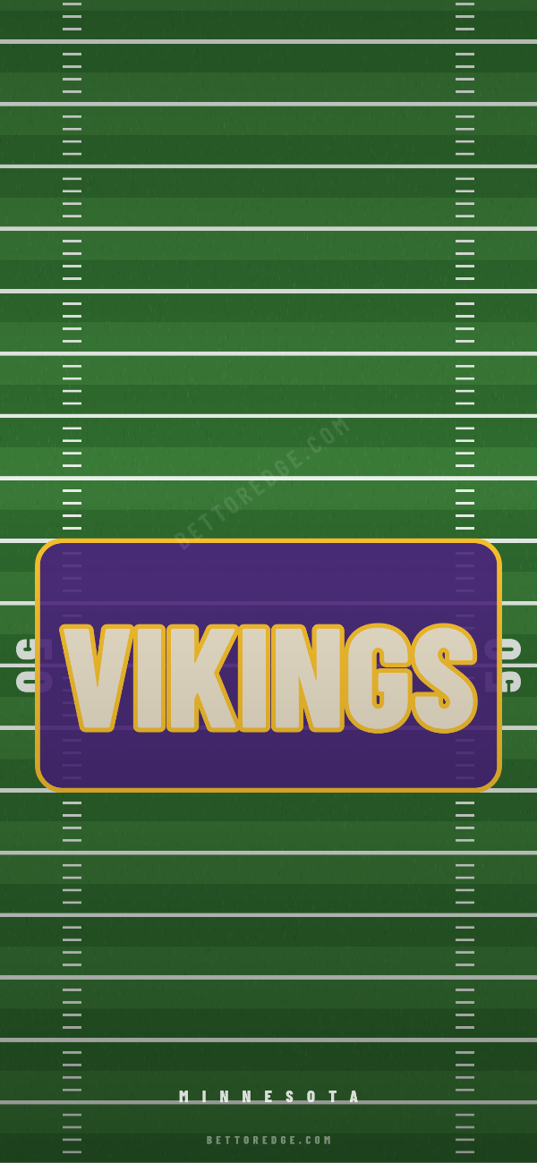 Minnesota Vikings phone wallpaper, home ice design