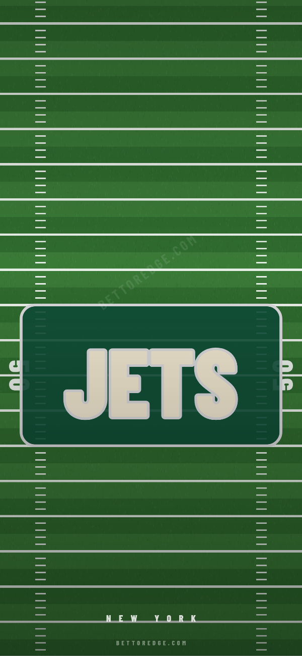 New York Jets phone wallpaper, home ice design