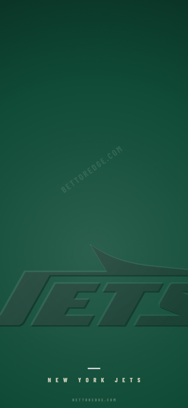 New York Jets phone wallpaper, tonal design