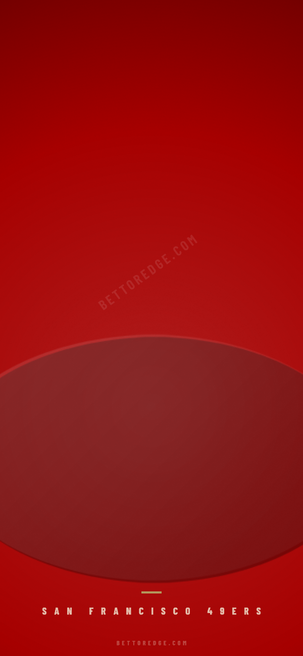 San Francisco 49ers phone wallpaper, tonal design